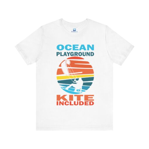 Ocean Playground Adventure - Epic Kite Surfing T-Shirt - Image 2