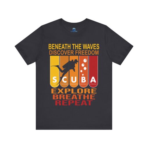 Beneath the Waves" SCUBA Diving T-Shirt – Bold & Adventurous Ocean Tee - Image 5