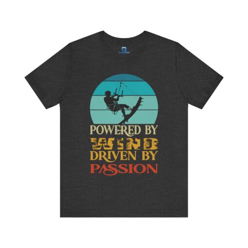 Powered by Wind: Premium Kite Surfing T-Shirt for Passionate Riders - Image 4