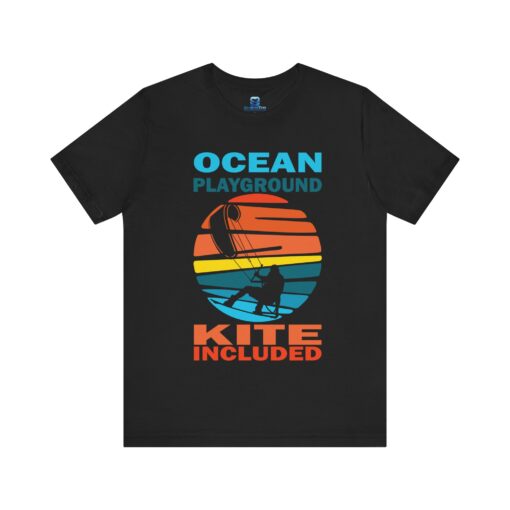 Ocean Playground Adventure - Epic Kite Surfing T-Shirt - Image 3