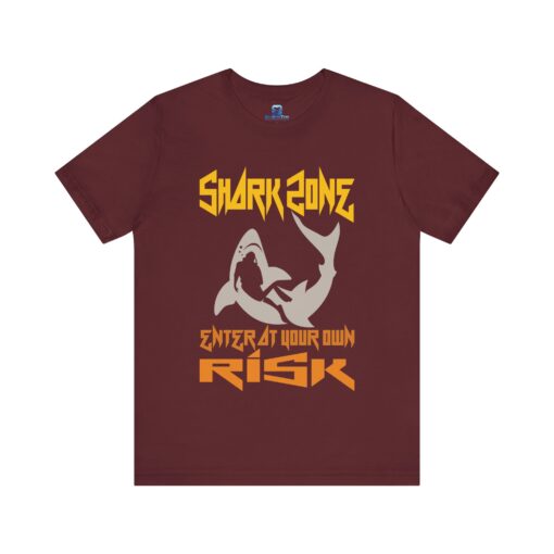 Shark Zone Diving T-Shirt – Bold & Fearless Ocean Adventure Tee - Image 2