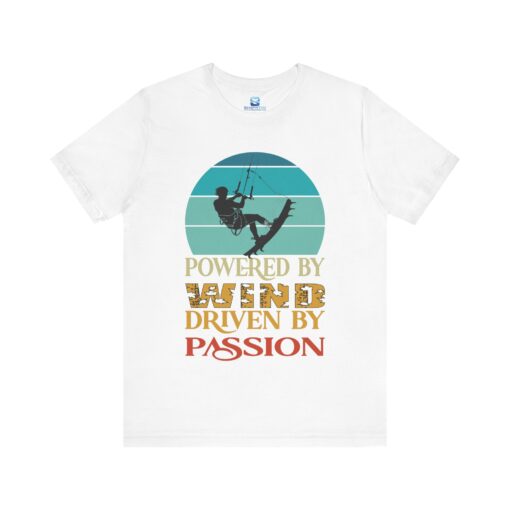 Powered by Wind: Premium Kite Surfing T-Shirt for Passionate Riders - Image 2