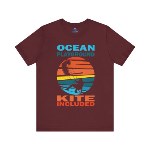 Ocean Playground Adventure - Epic Kite Surfing T-Shirt - Image 6