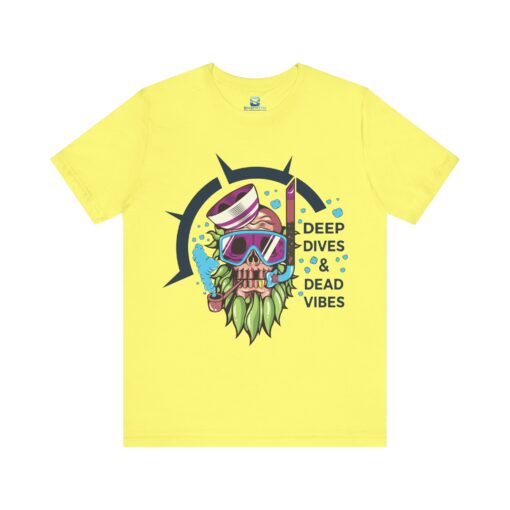 Deep Dives & Dead Vibes Diving T-Shirt – Ultimate Unisex Apparel - Image 5